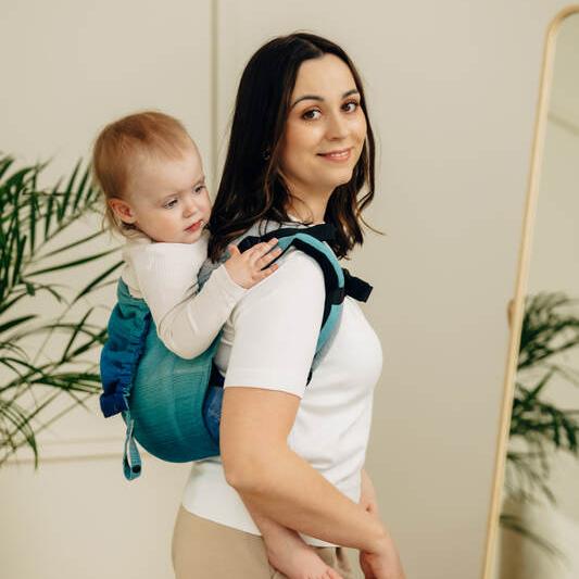 Onbuhimo Pro Carrier - Broken Twill - Airglow | Baby Carriers
