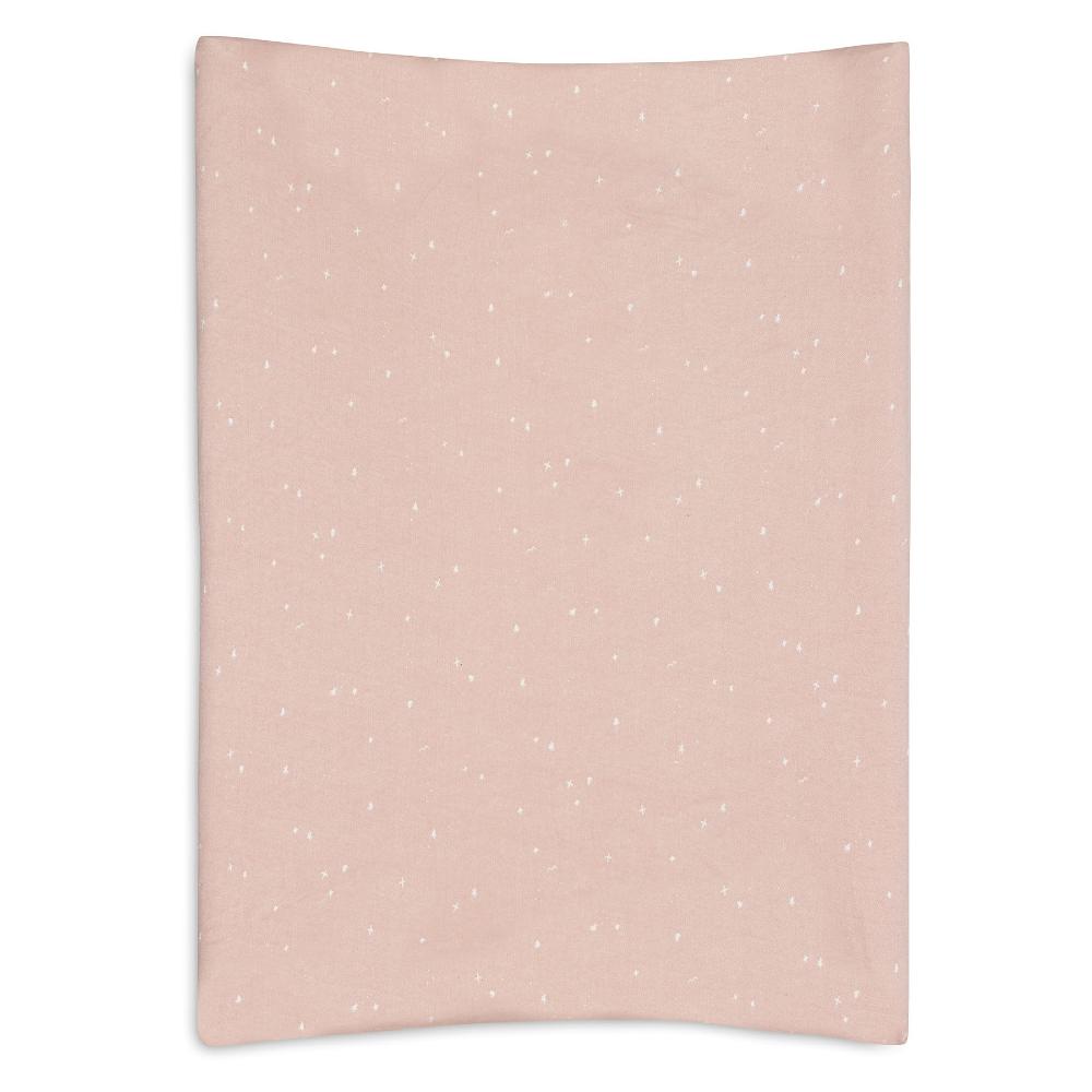 Jersey Change Mat Cover - Twinkling Wild Rose