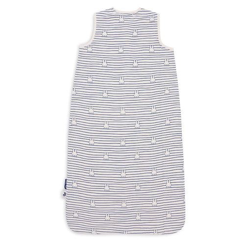 0.5 tog Muslin Sleeping Bag - Miffy Stripe Navy