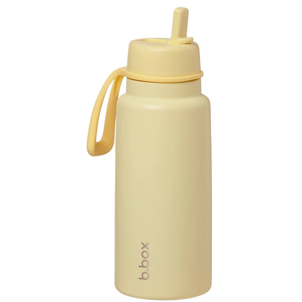 Insulated Flip Top Drink Bottle - Lemon Twist
