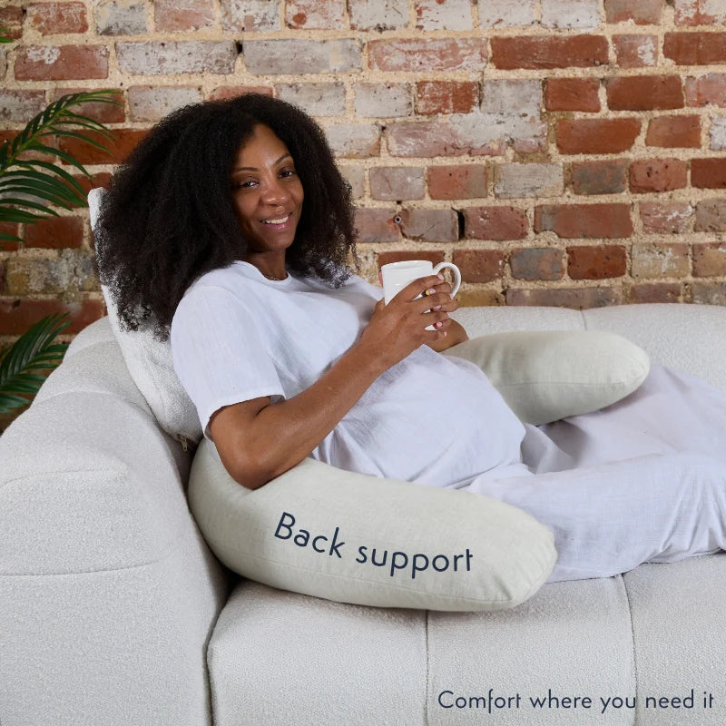 Breathe Pregnancy Pillow - Minimal Grey