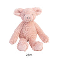 A pink Happy Horse Pig Perry (28cm) soft toy on a white background. 
