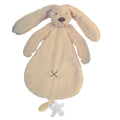 A light beige Happy Horse soft, cuddly Rabbit comforter on a white background. 