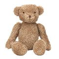 A brown Happy Horse Bear Bruno soft toy on a white background. 