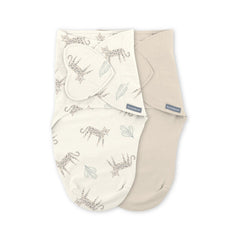 1.0 tog Cotton Swaddle 2pk - Born Free