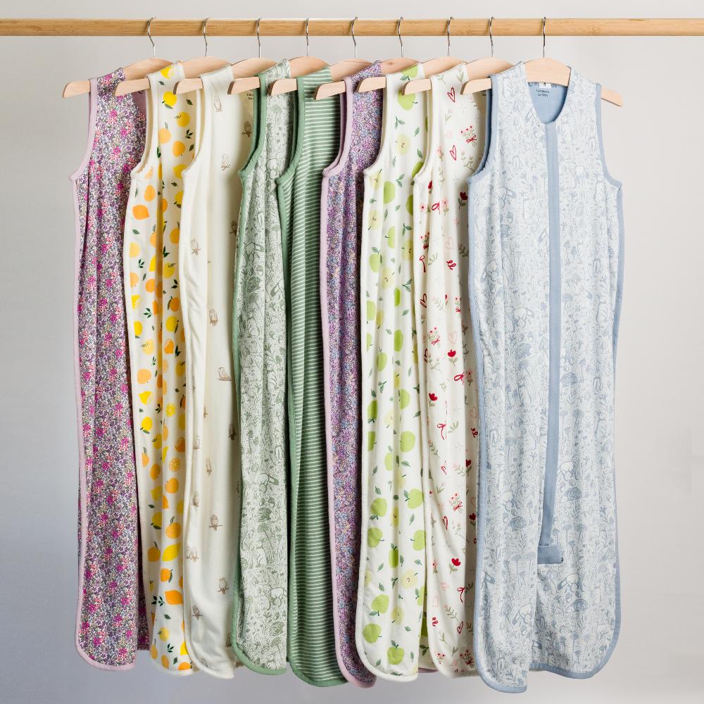 Various patterns of Organic Cotton Sleep Sacks