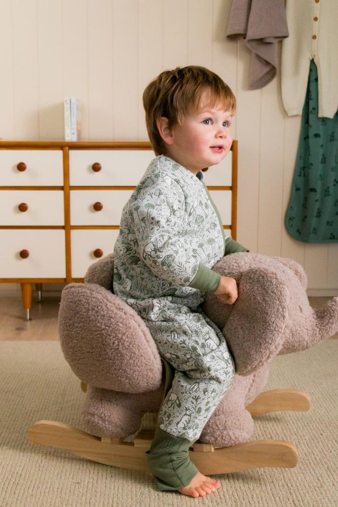 Premium Winter Sleeping Suit - Green Woodland