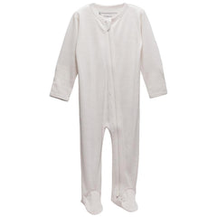 All Seasons Merino Footed Zipsuit - Milk
