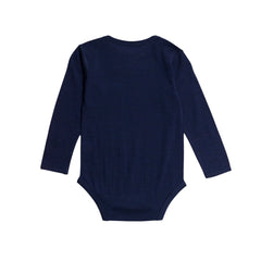 All Seasons Merino Long Sleeve Bodysuit - Navy