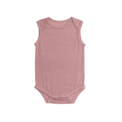 All Seasons Merino Singletsuit - Dusky Pink