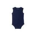Navy Merino Singletsuit on a white background