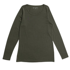 All Seasons Merino Women's Long Sleeve Top - Olive
