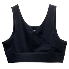 All Seasons Merino Sleep Bra - for D cup+ - Black