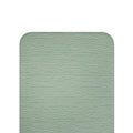 Green waves fitted sheet on white background