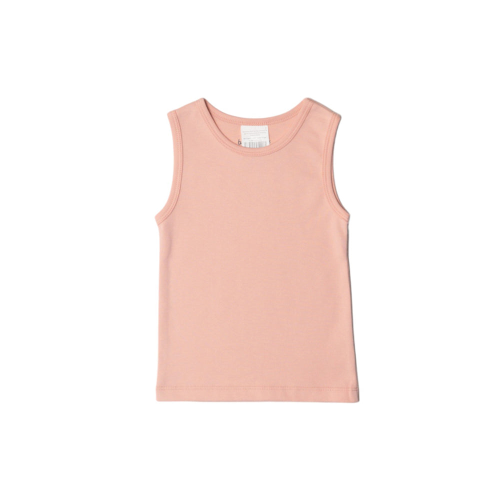 Basics Cotton Singlet - Pink