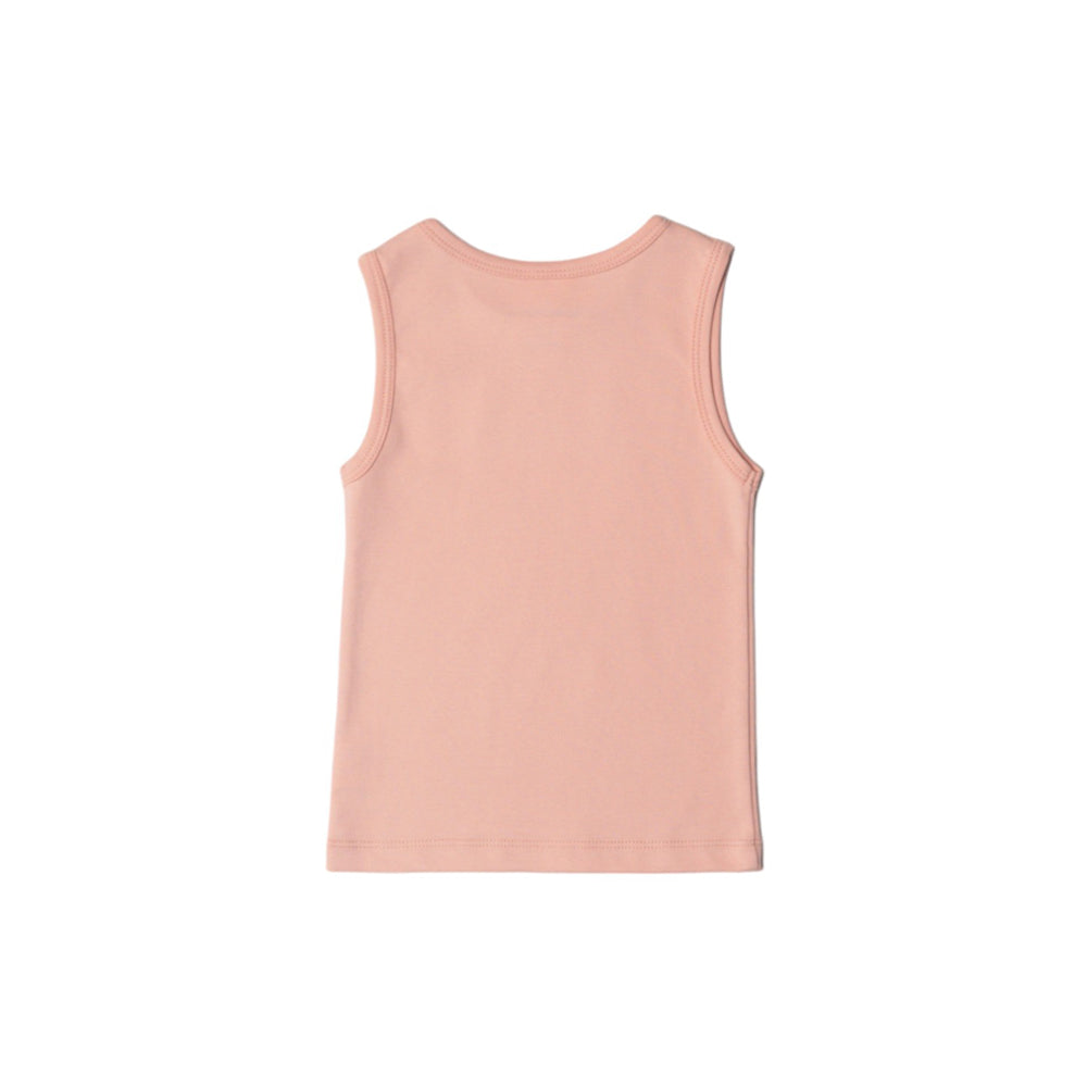 Basics Cotton Singlet - Pink