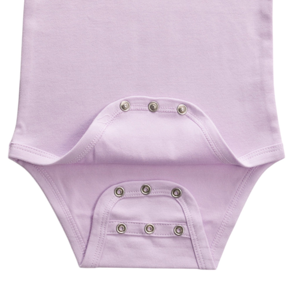 Basics Cotton Long Sleeve Bodysuit - Mauve