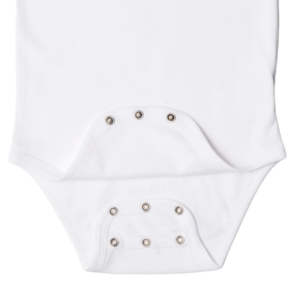 Basics Cotton Long Sleeve Bodysuit - White
