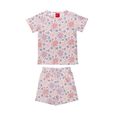Basics Cotton Short Sleeve Pyjamas - Floral