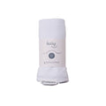 White baby swaddle blanket with 'the sleep store' branding on a white background