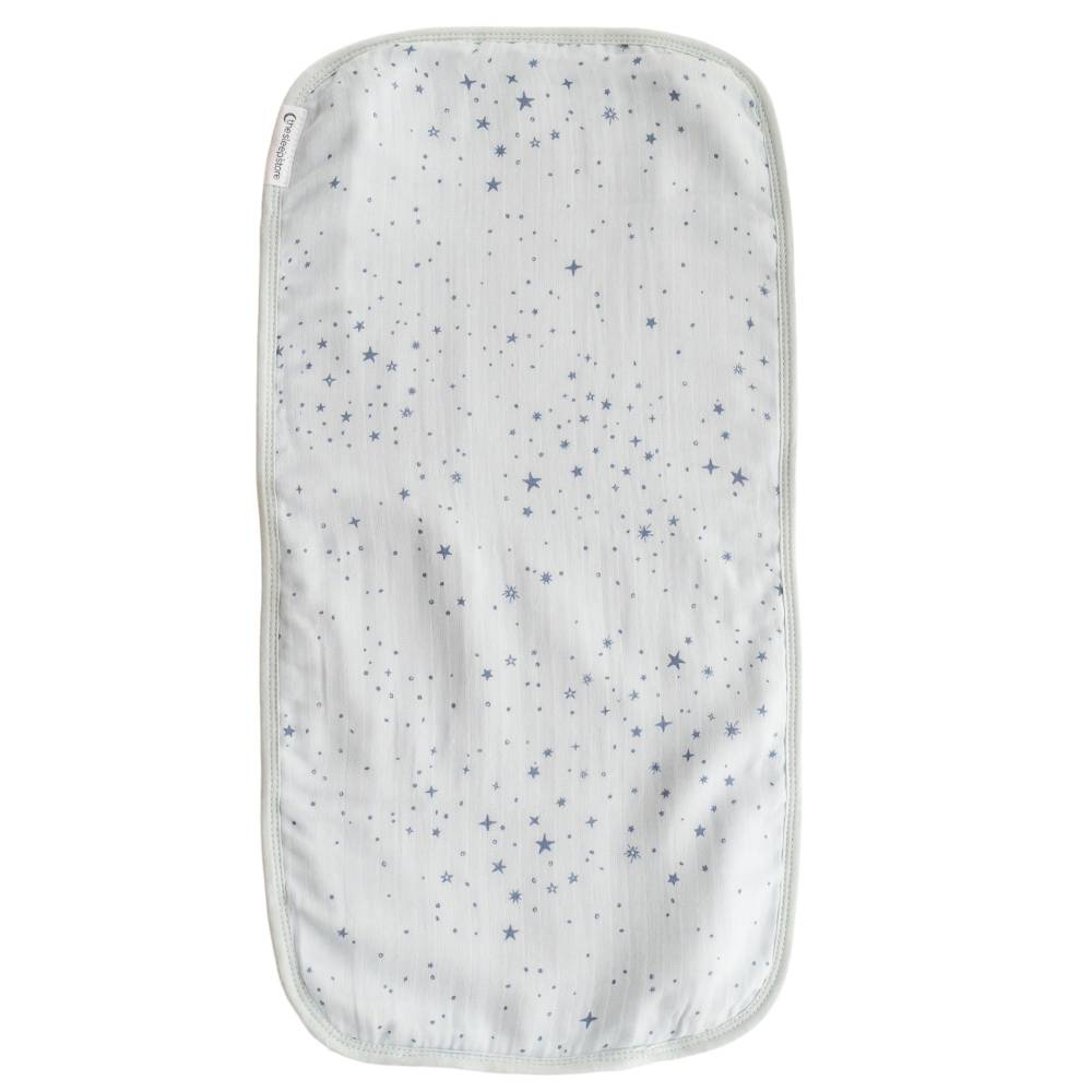 Burp Cloth - Denim Stars