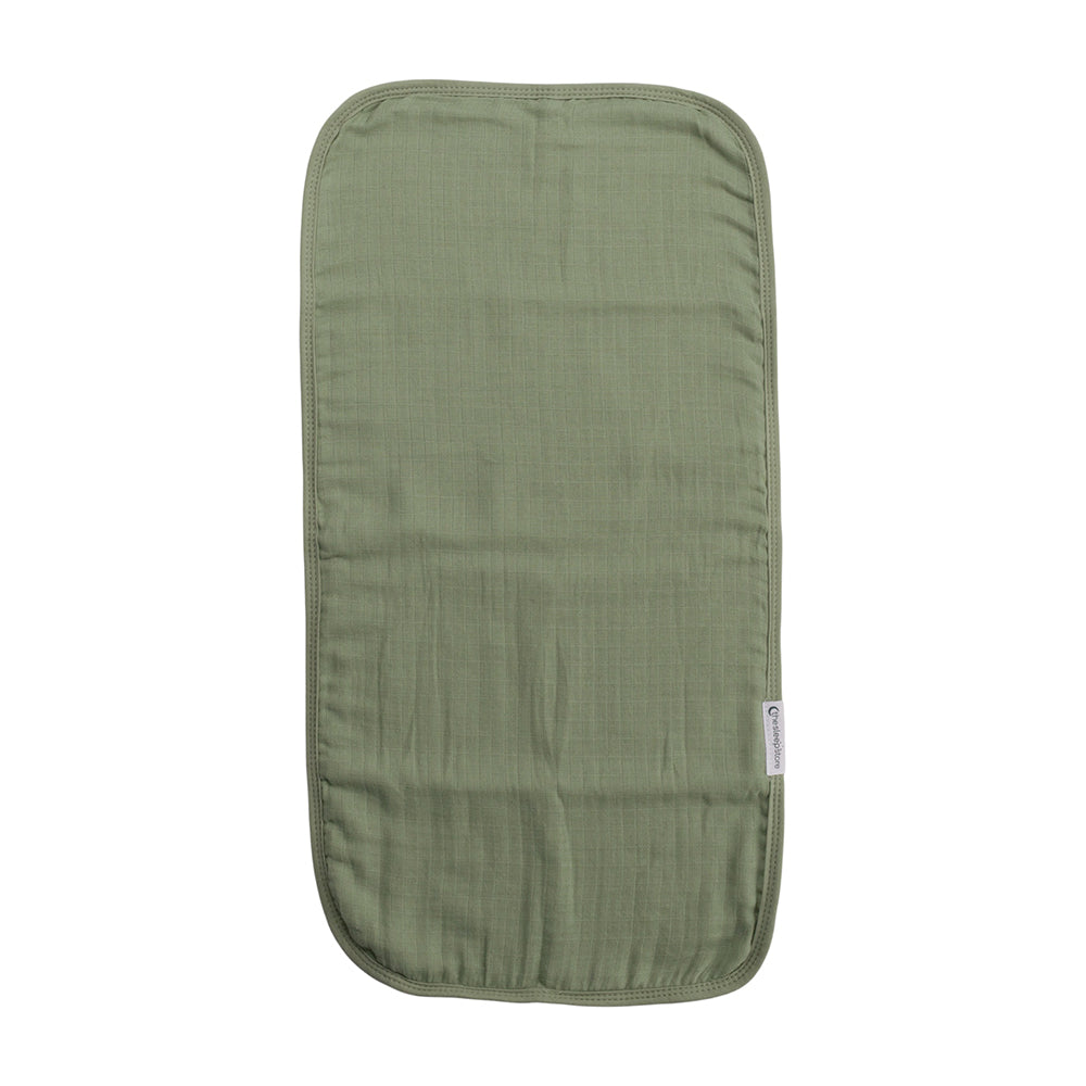 Green Burp Cloth on a white background.