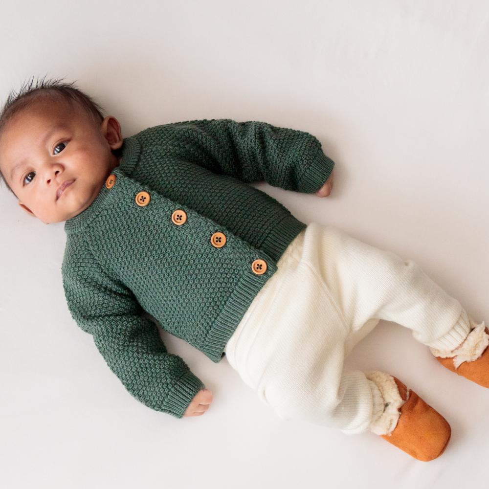 Merino Knit Pants - Natural