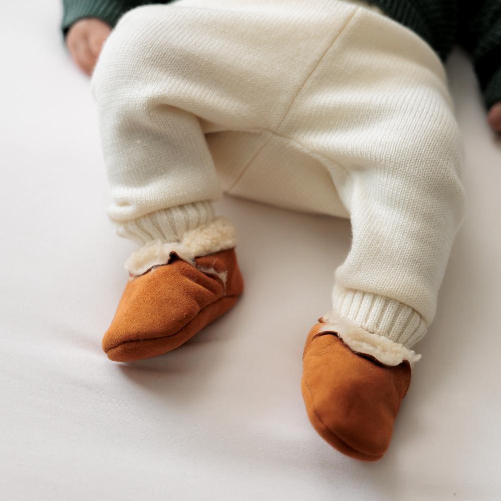 Merino Knit Pants - Natural
