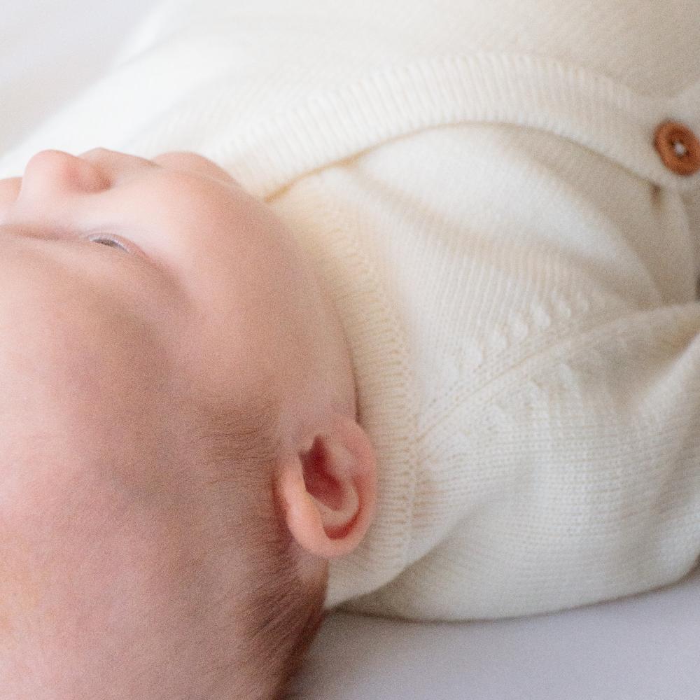 Merino Knit Kimono Cardigan - Natural
