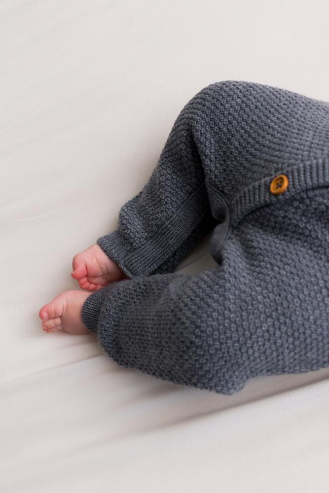 Merino Knit Onesie - Pink