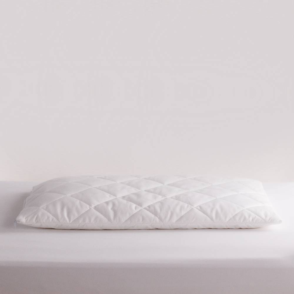 Quilted Pillow Protector on a pillow