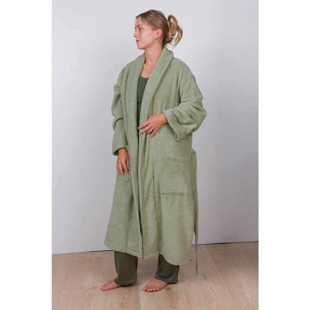 Adult Luxe Bath Robe - Grey