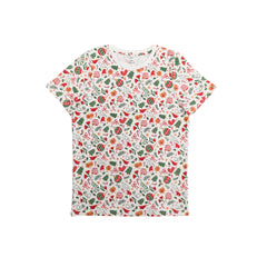 Organic Cotton Adult Loose Fit PJ Top - Christmas