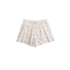Organic Cotton Adult PJ Shorts - Pink Bea Floral