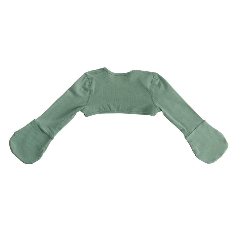Organic Cotton Stay on Mittens - Fern