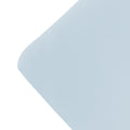 Organic Cotton Fitted Sheet - Blue, on a white background. 