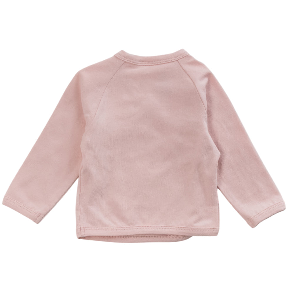 Organic Cotton Kimono Cardigan - Blush