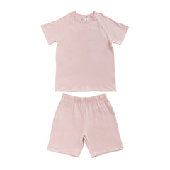 Organic Cotton Loose Fit Summer PJs - Blush