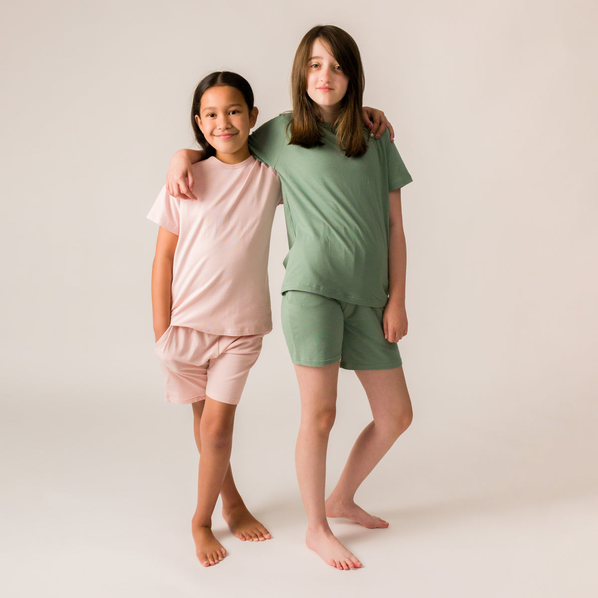 Organic Cotton Loose Fit Summer PJs - Fern