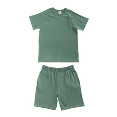 Organic Cotton Loose Fit Summer PJs - Fern