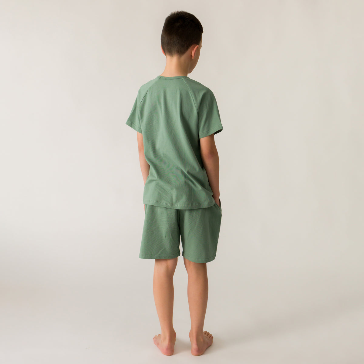 Organic Cotton Loose Fit Summer PJs - Fern