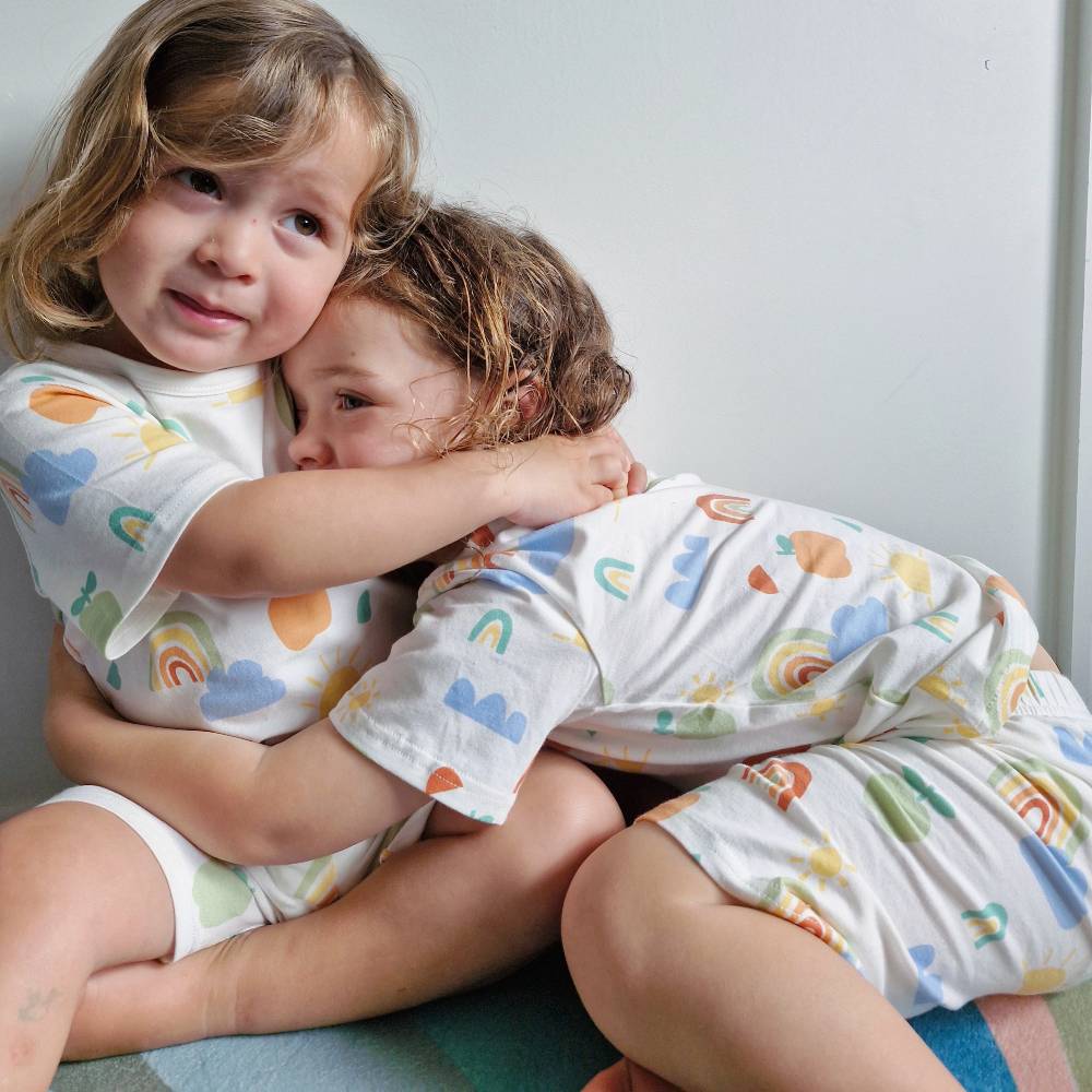 Organic Cotton Short Sleeve Pyjamas - Transport