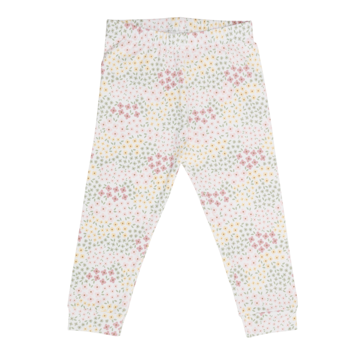 Organic Cotton Long Sleeve Pyjamas - Pink Bea Floral