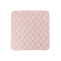 Organic Cotton Quilted Playmat - Blush,  on a white background. 