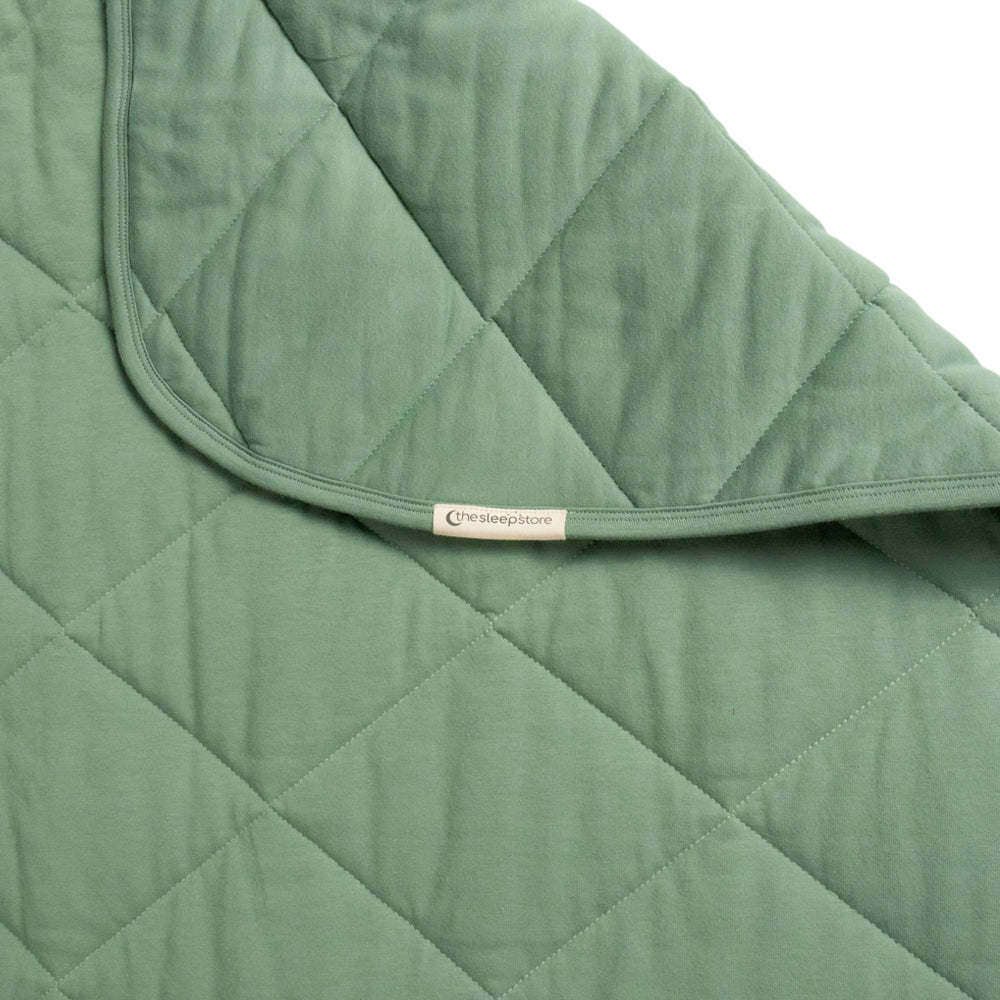 Organic Cotton Quilted Playmat - Fern