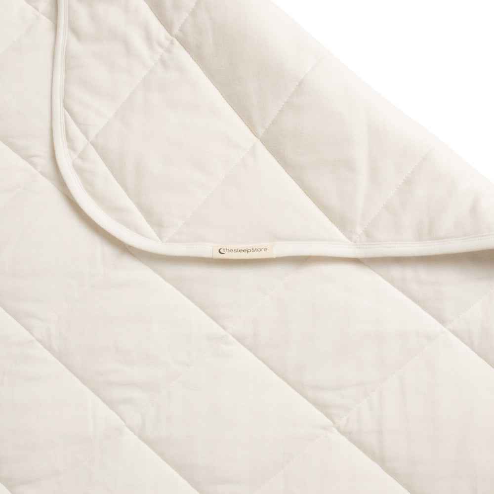 Organic Cotton Quilted Playmat - Natural