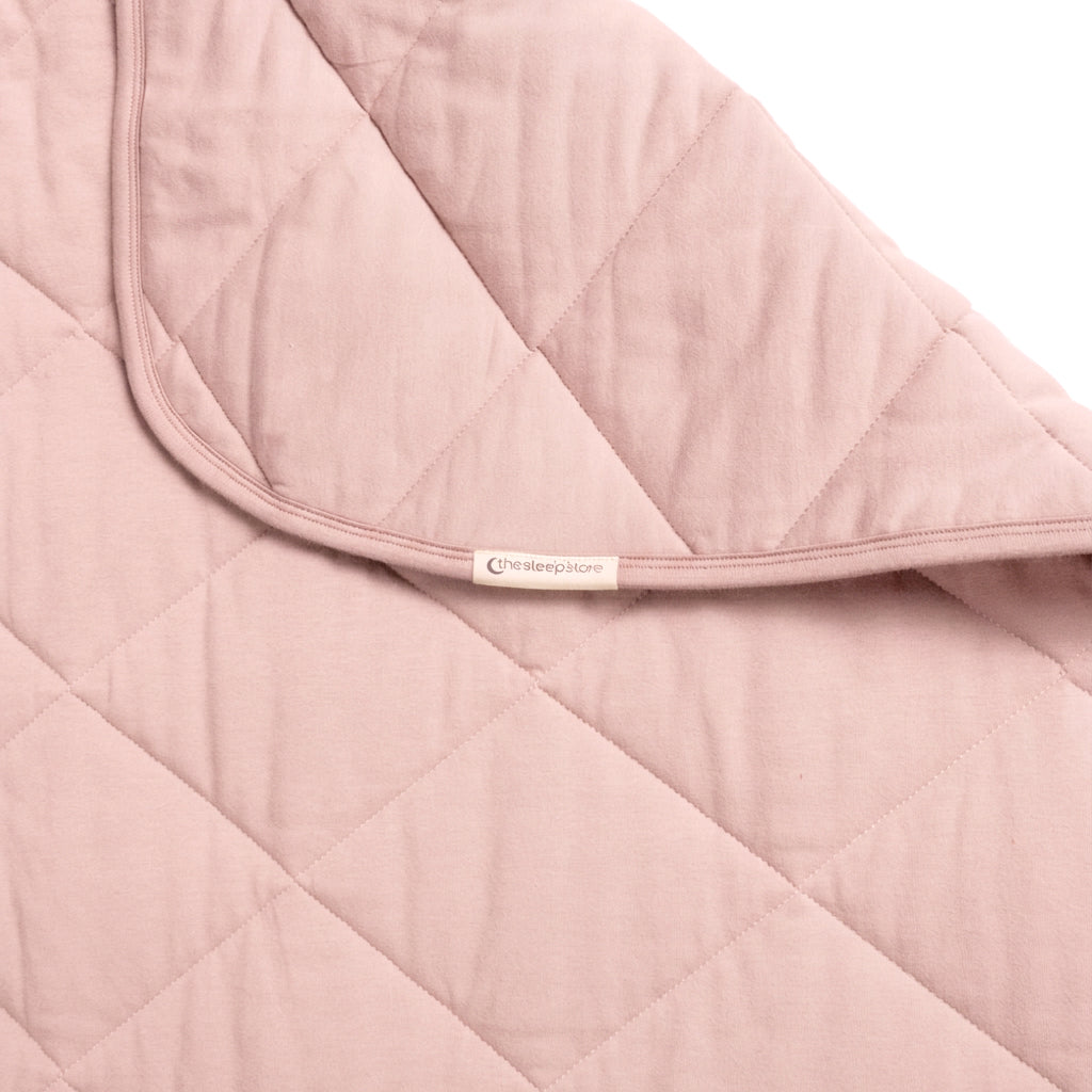 Organic Cotton Quilted Playmat - Blush