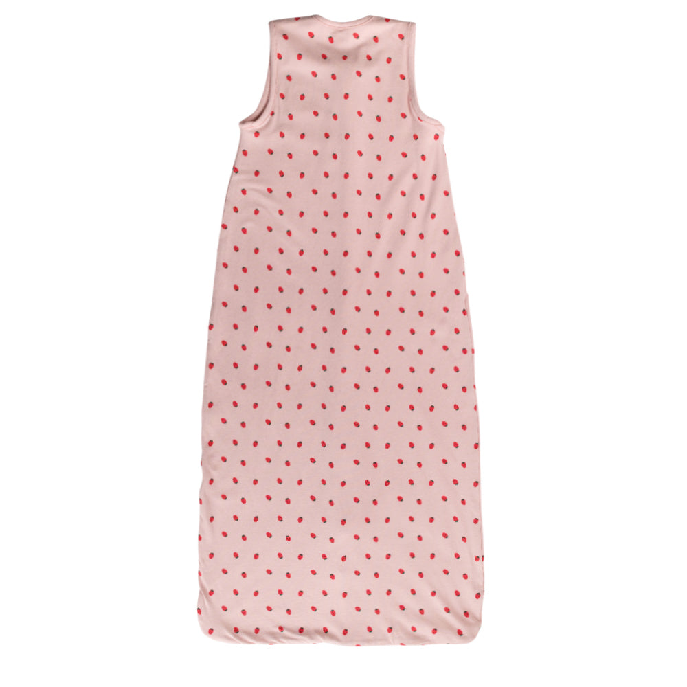 0.2 tog Organic Cotton Sleeping Bag - Blush Strawberries