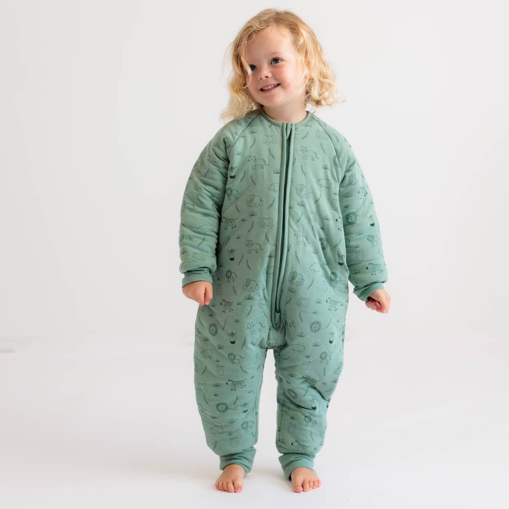 3.0 tog Organic Cotton Sleeved Sleep Suit - Sunny Days