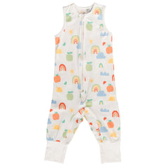 0.2 tog Organic Cotton Sleeping Suit - Sunny Days